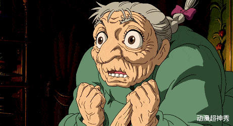 对于很多事情都无所谓的她,被荒地女巫变成老婆婆的时候,才是心理外表