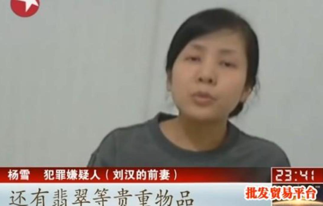 拥有400亿资产的"黑老大"刘汉死刑后,美貌前妻杨雪下场如何?