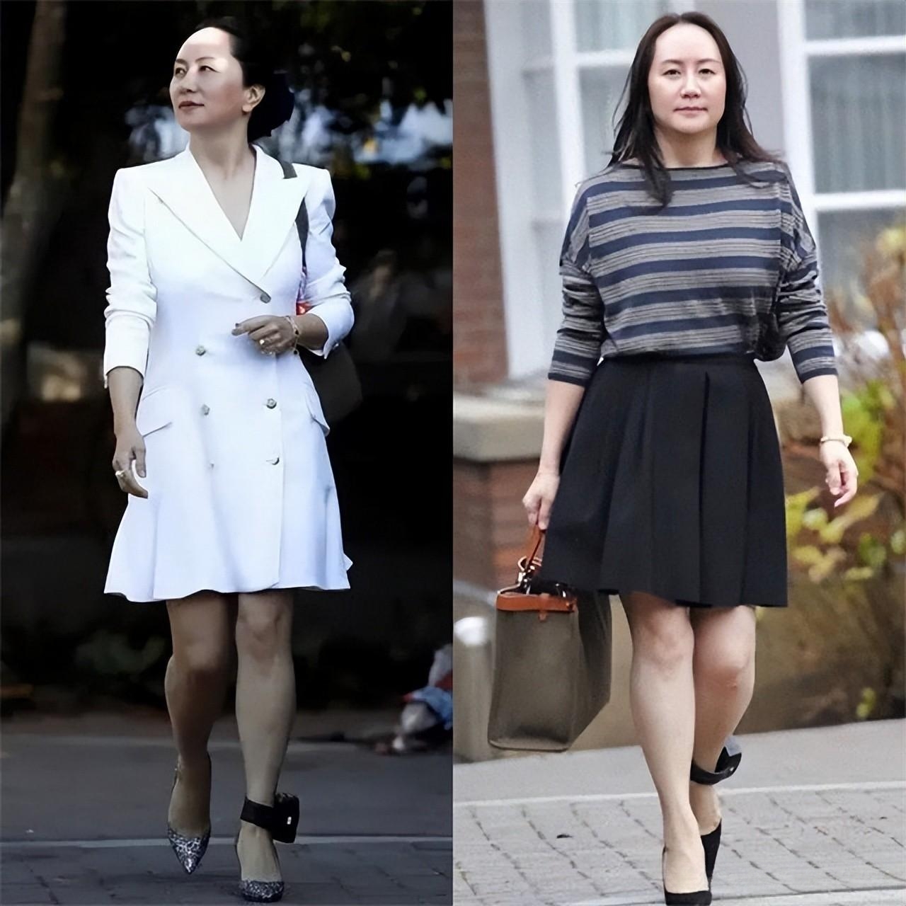 看了孟晚舟的打扮,我悟了:裙不配运动鞋,色不过三,更优雅知性