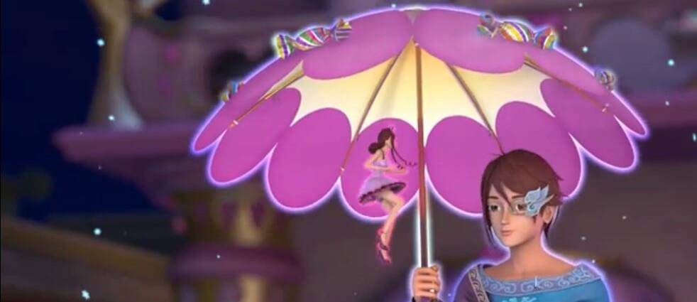 茉莉仙子甜蜜伞图片