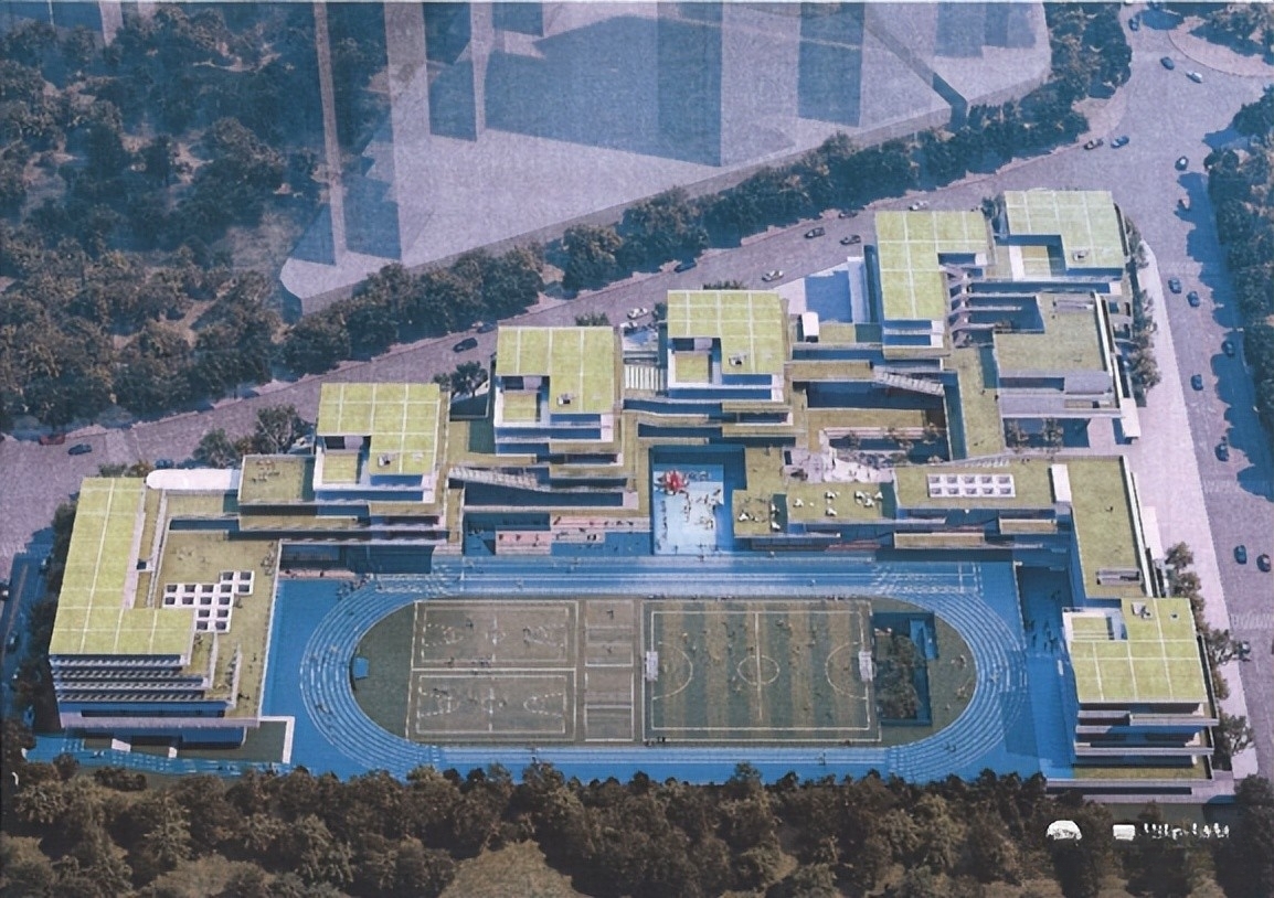计划2022年完工，观里这所九年一贯制学校主体结构已完成！