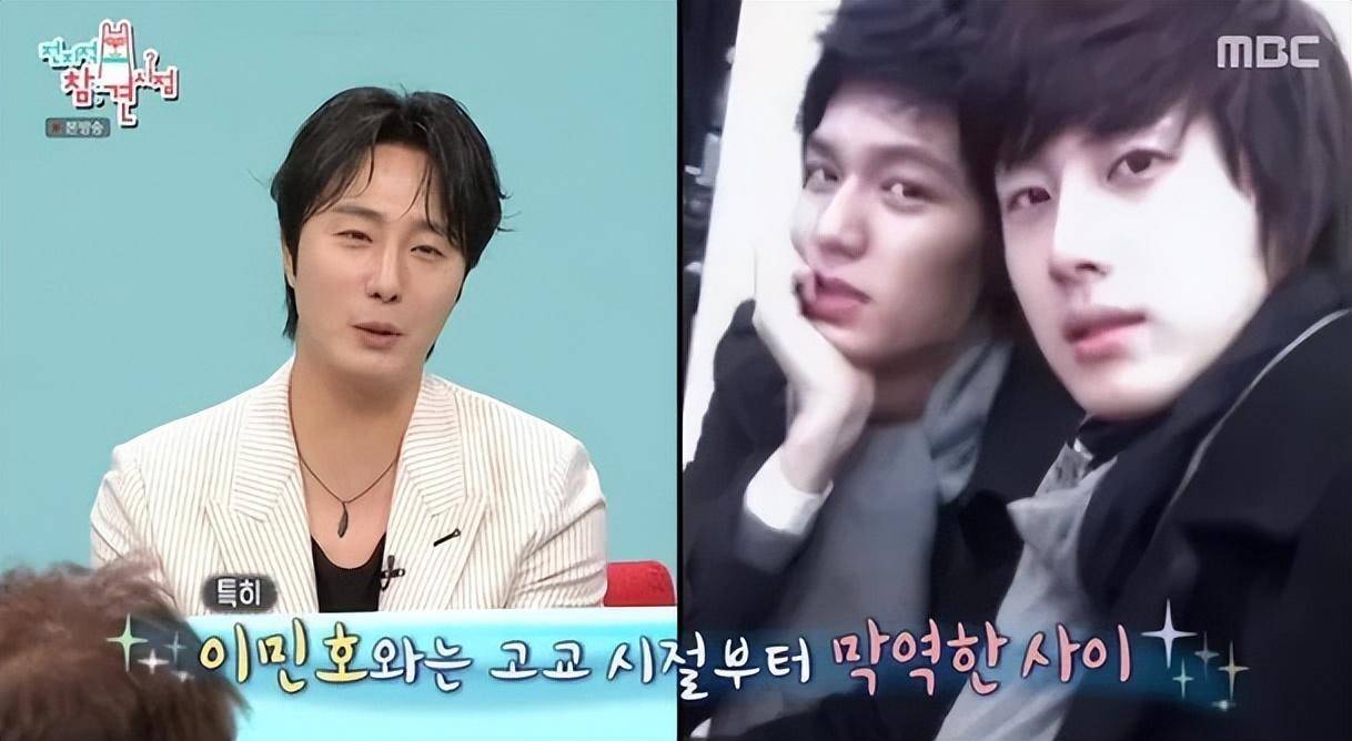 他和李敏镐高中就是好友,人气很高,女学生专门到校门口来看他