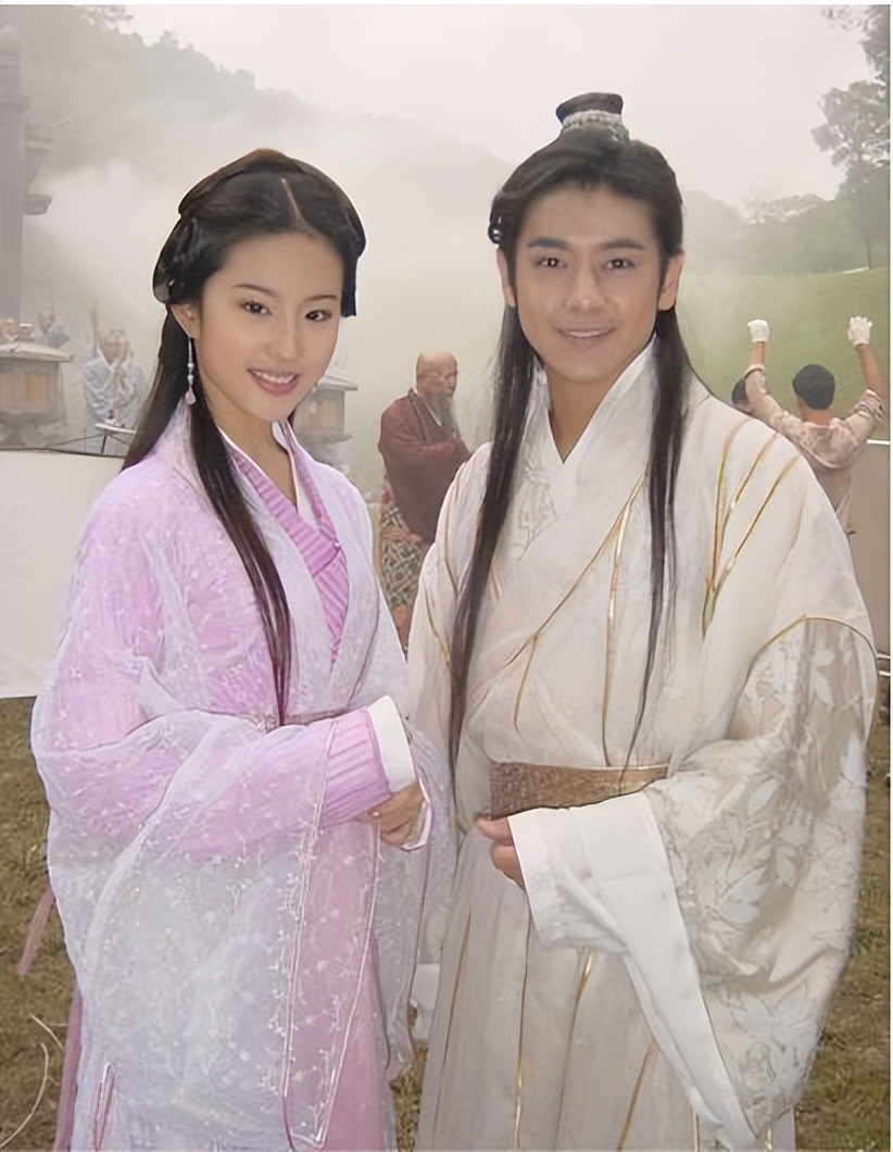 剧里,刘亦菲所饰演的王语嫣温婉动人,林志颖饰演的段誉潇洒痴情,令