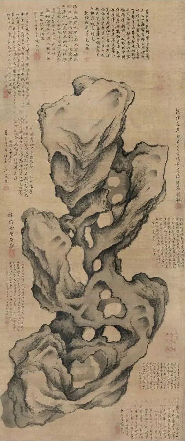 历代名家画石,姿态万千