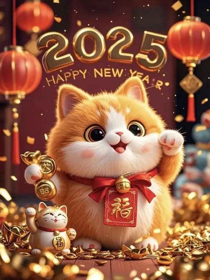 招财猫,2025开运招财,财气冲天,财运亨通