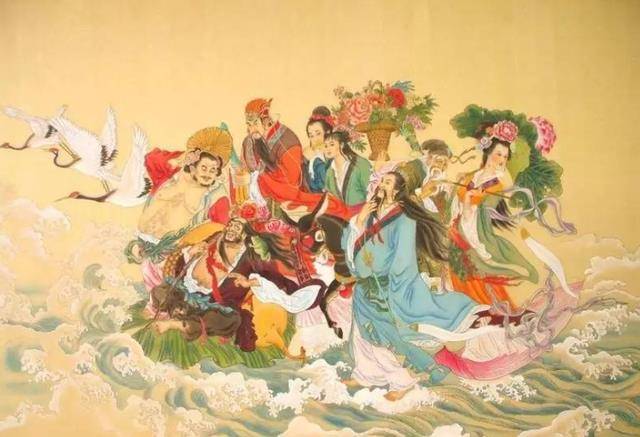 在蟠桃会上,王母娘娘宴请的人很多,包括三清,四帝,五方五老等东方有名