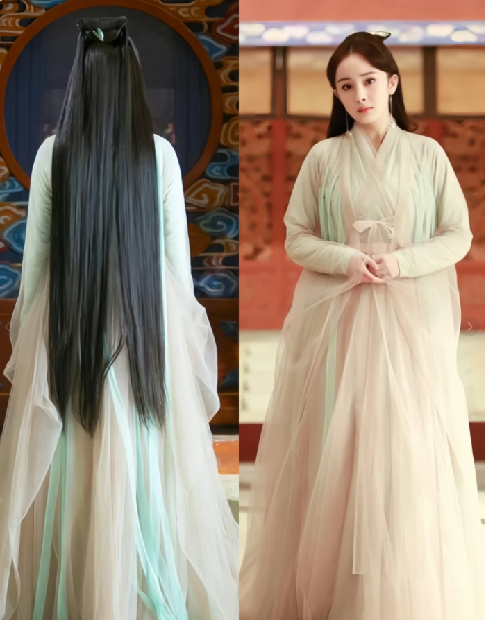 同样演白浅,旧版杨幂和新版刘亦菲放在一起,两者的差距不言而喻