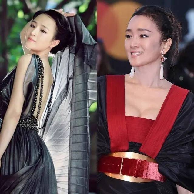 巩俐和替身合影:俩人长得几乎一模一样,这谁能分清她俩谁是谁?