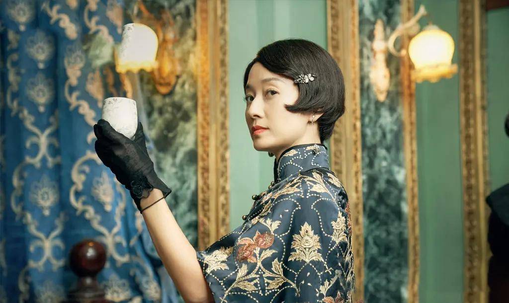 民国时期旗袍发型图片