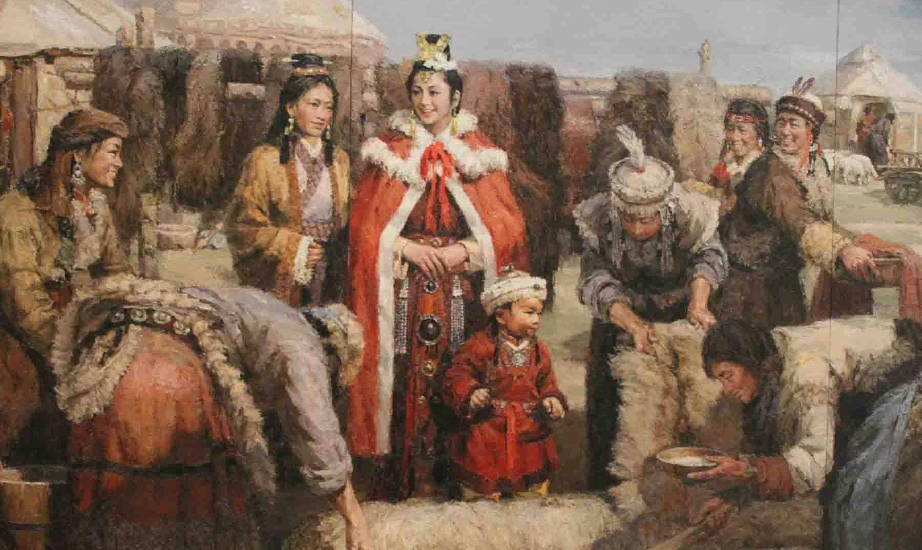 十月,在蒙古高原鄂尔浑河畔的回鹘都城窝鲁朵八里,回鹘第二代可汗磨延