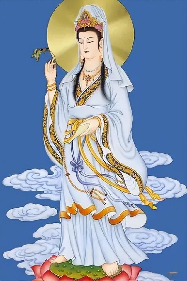 福禄寿三星和观音菩萨地的地位在中国古代神仙体系中,都是极高的.