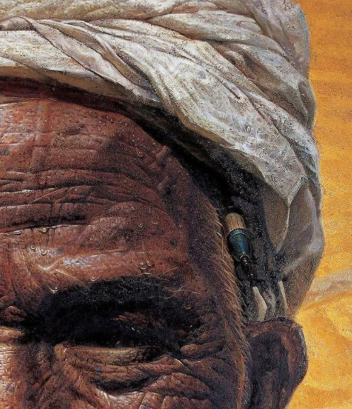 32岁大三学生用一张《父亲》走向世界,画中一支笔,至今饱受争议