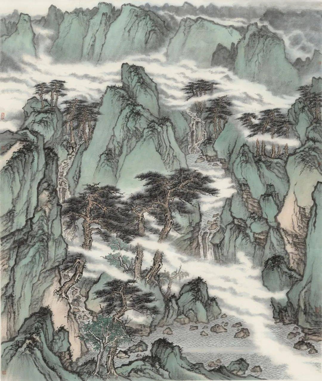 峭壁攒峰千万重□作品目录石峰,1969