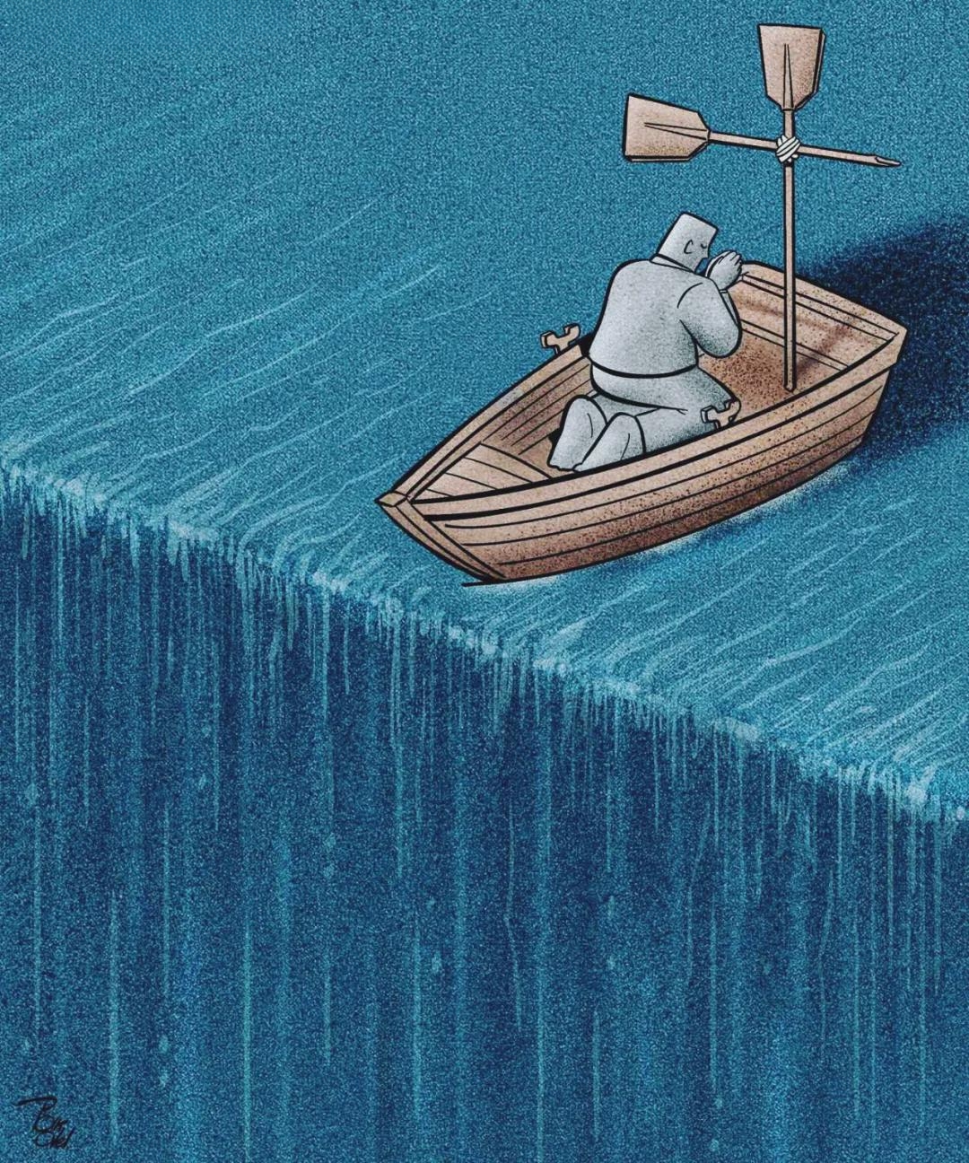 15张讽刺现实的插画,把现实讽刺得透透的,第一张就让人绷不住了