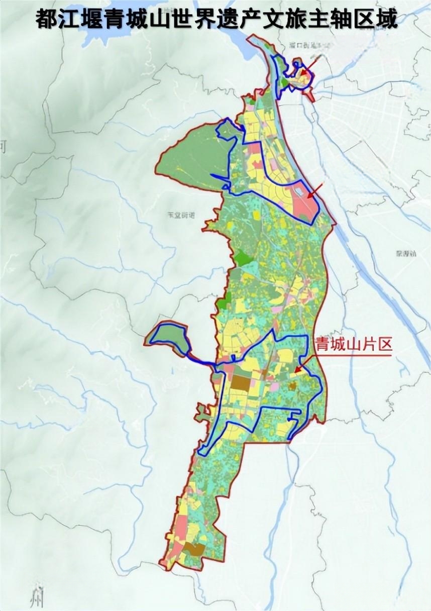 都江堰片区划分地图图片