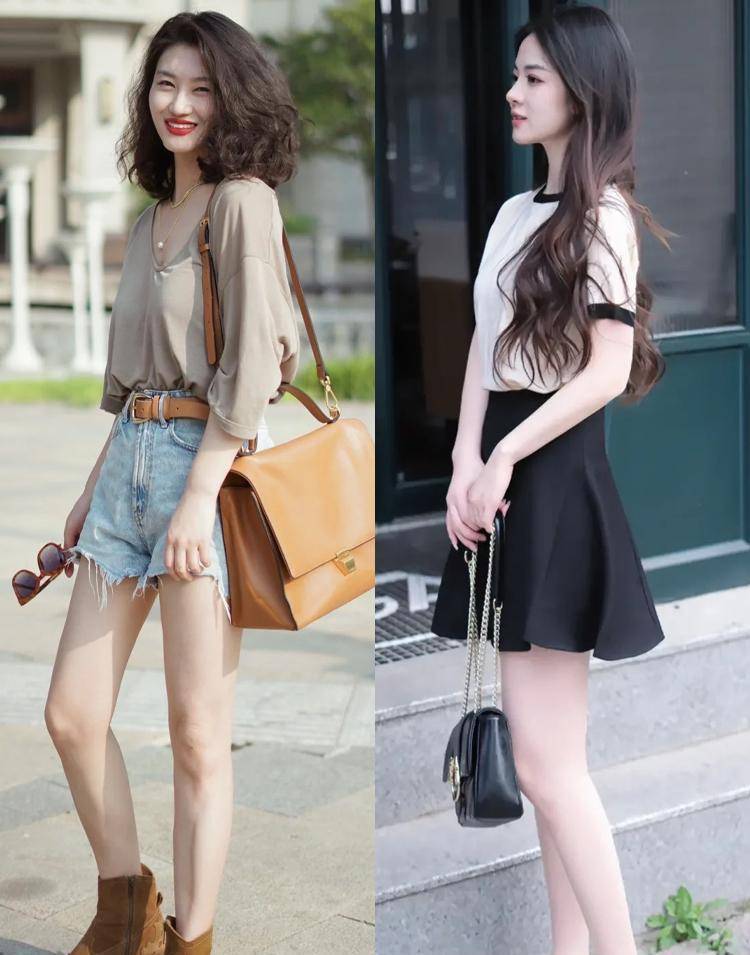 好吧,我就在这里分享一下短裙和短裤的穿搭知识.