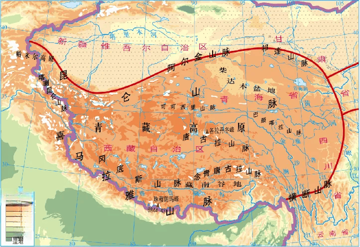 区域地理青藏地区图片