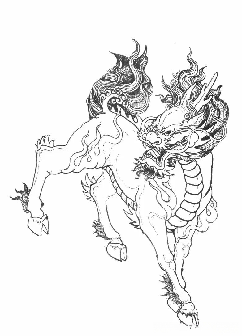 纹样收集一中国传统麒麟纹纹样