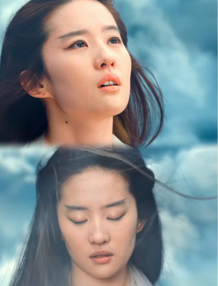 同样演白浅,旧版杨幂和新版刘亦菲放在一起,两者的差距不言而喻