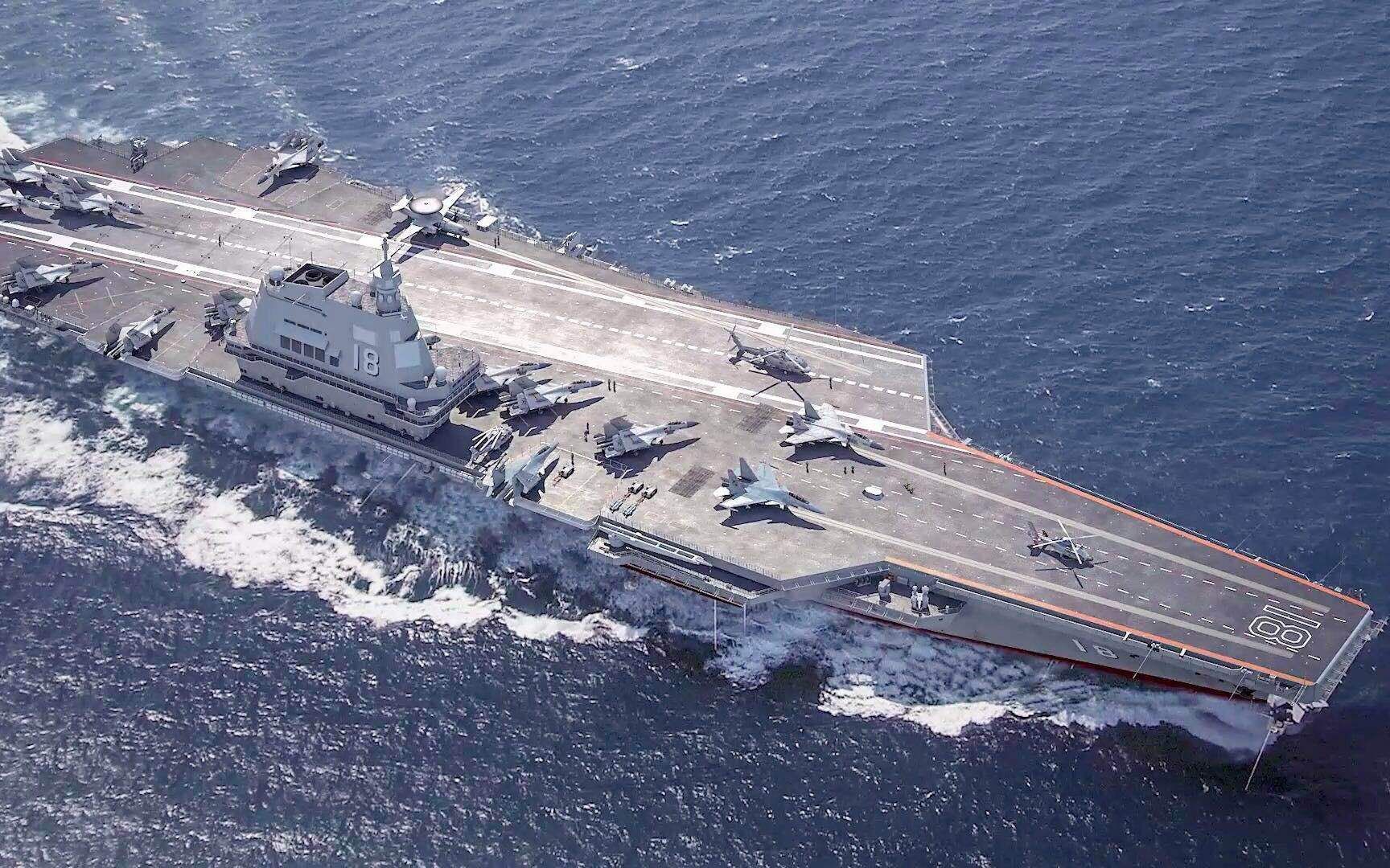 中国004航母登场:004航母的建造,将成引领核动力时代的海上霸主