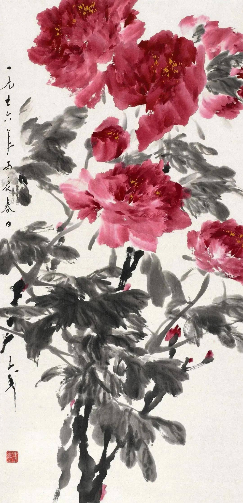 这大写意花鸟,水墨淋漓