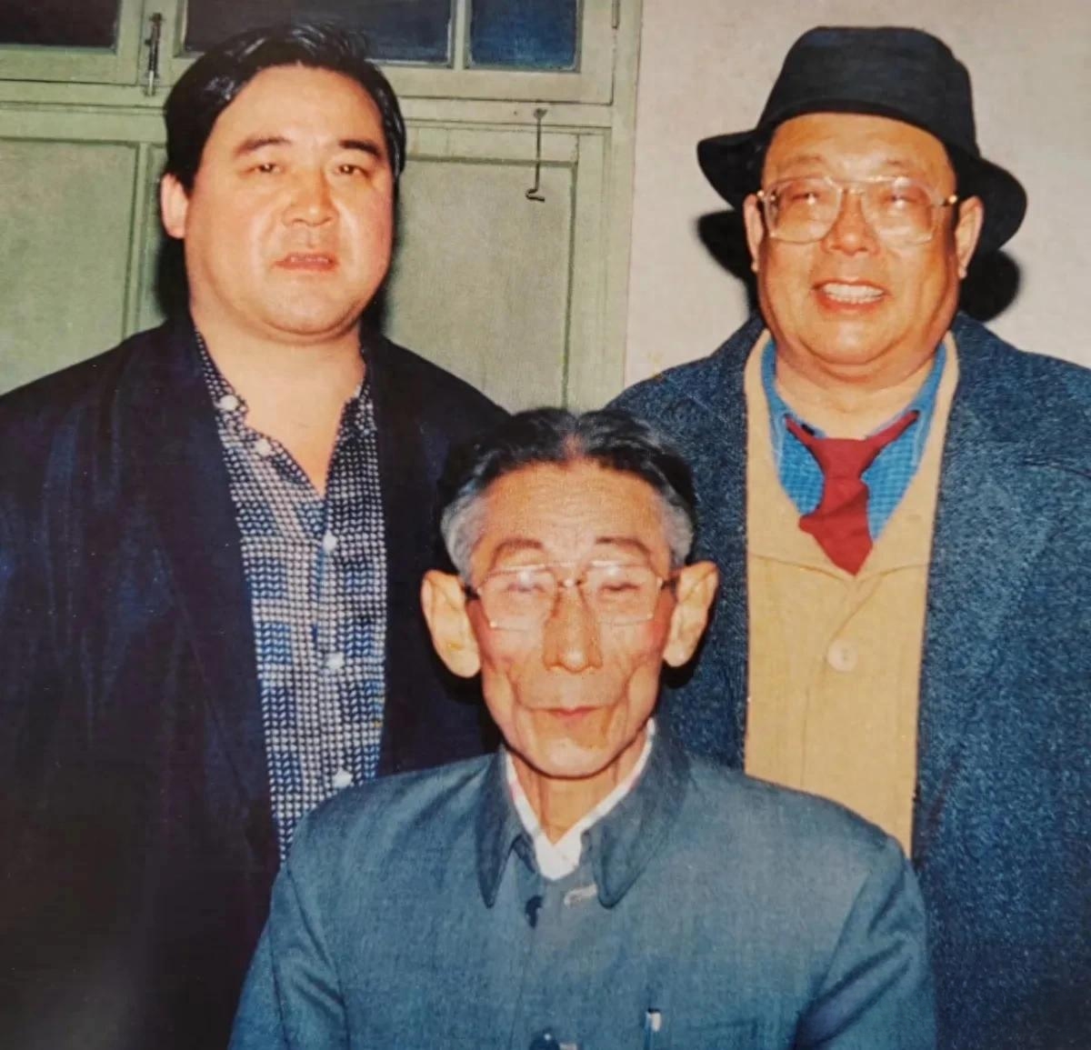 1993年,马三立,高英培,李嘉存,在天津的一张老照片