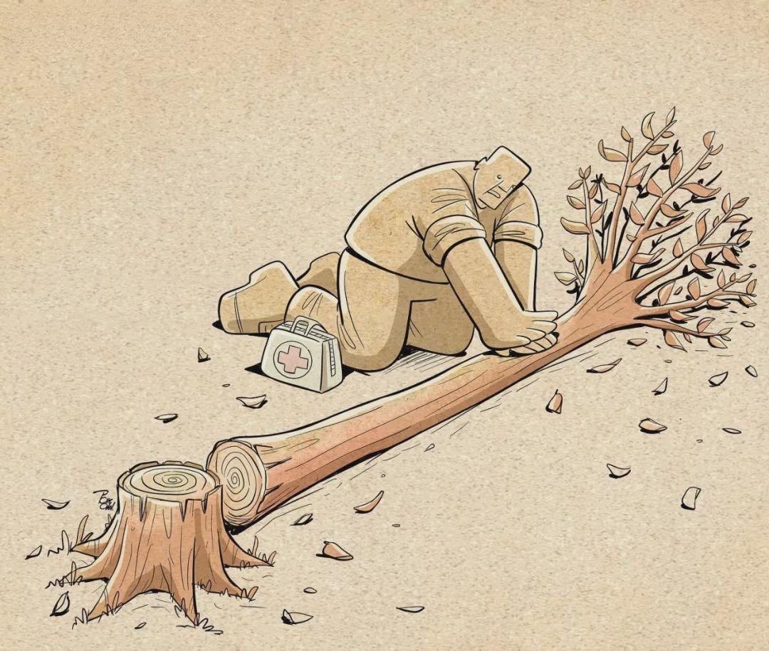 15张讽刺现实的插画,把现实讽刺得透透的,第一张就让人绷不住了