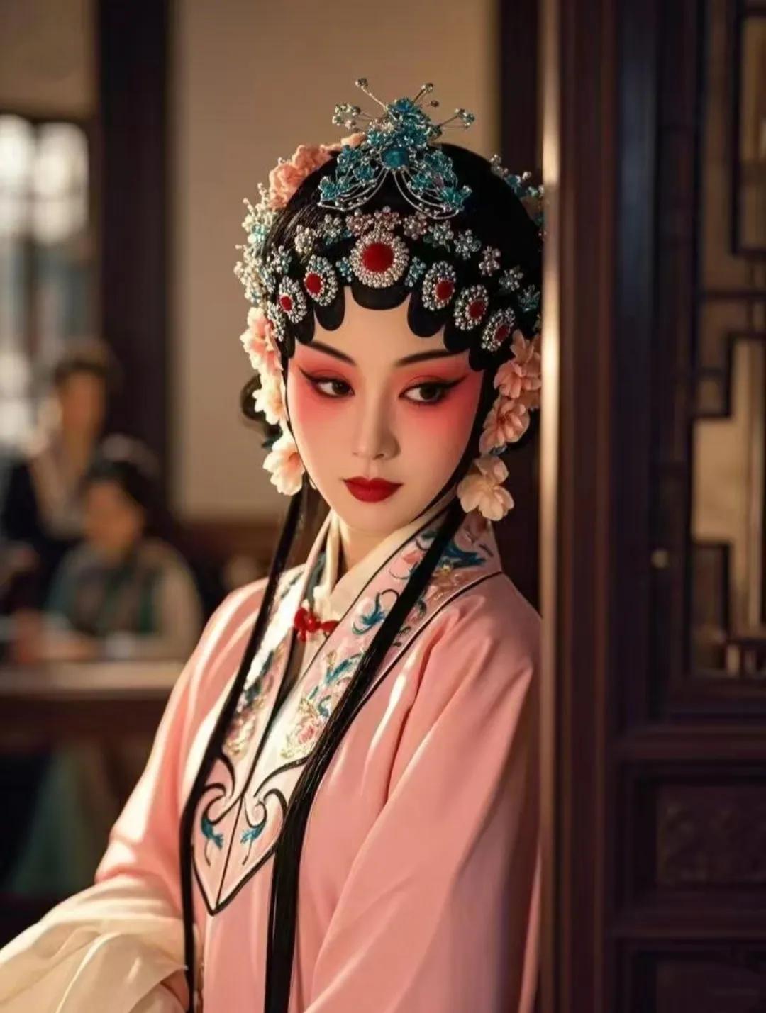 红衣花旦图片,花旦图片古风_大山谷图库