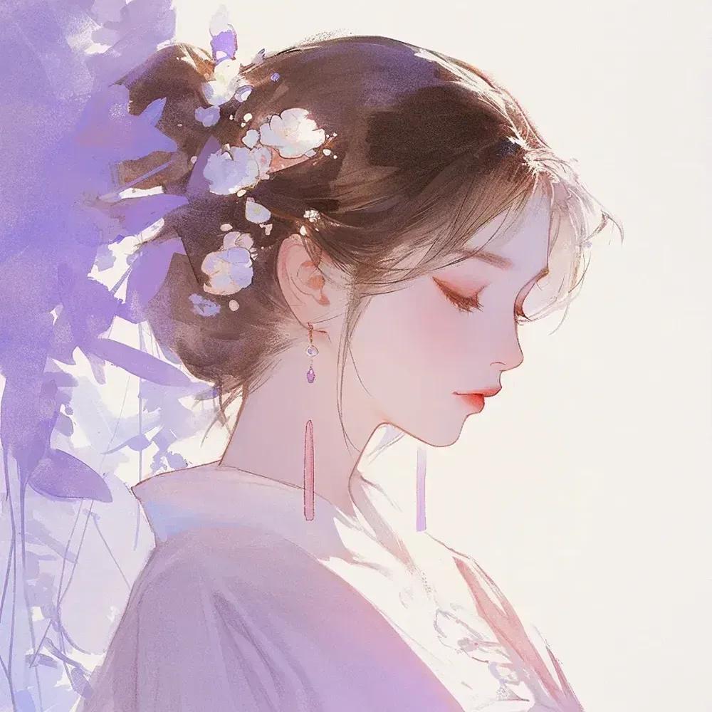 古风唯美女神头像