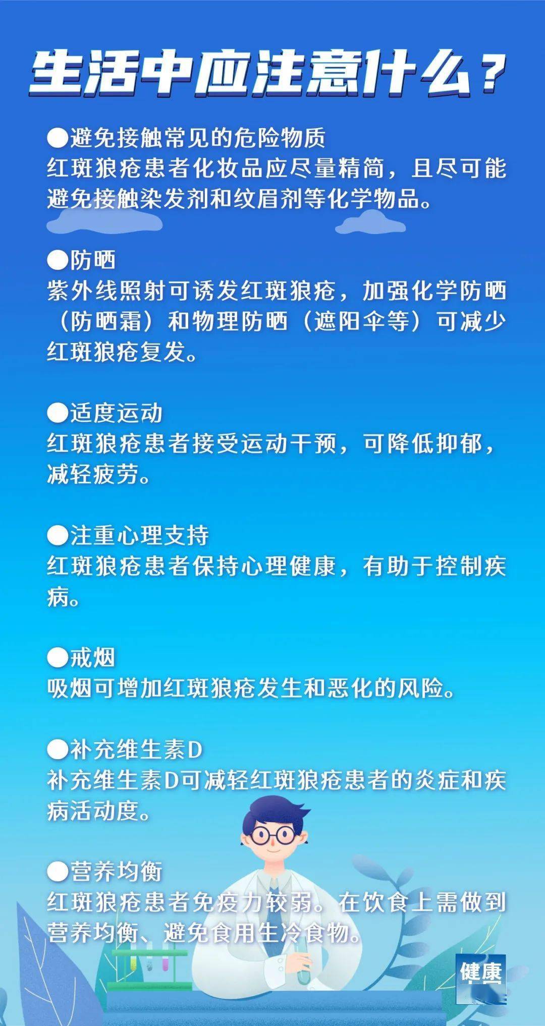 红斑狼疮十大禁忌图片