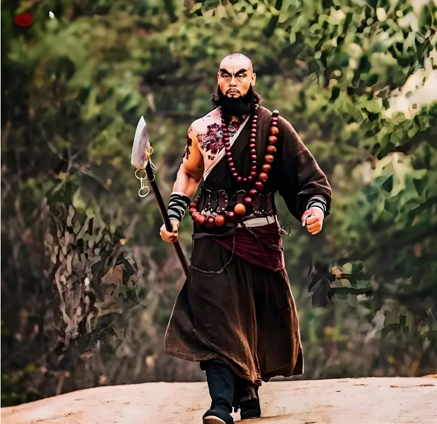 水浒传前十高手战力排行榜,花和尚鲁智深只能排第八