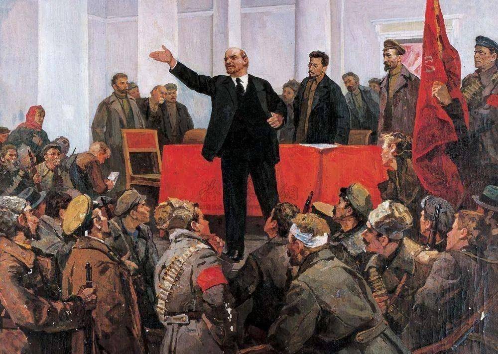 1917年十月革命,布尔什维克夺取政权,建立了苏维埃俄国.