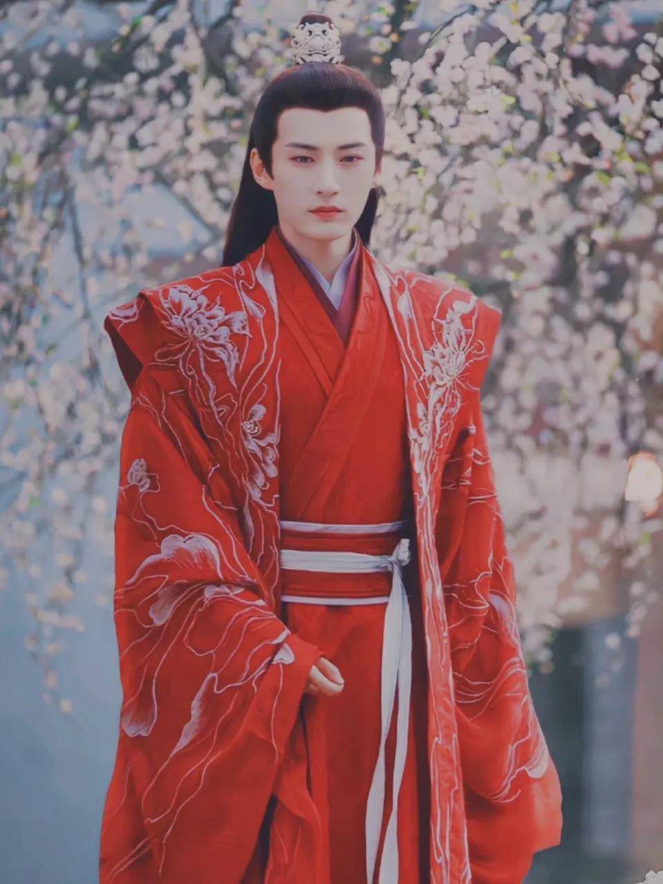 盘点红衣古装最好看的几位明星,肖战成毅惊艳,杨洋邓伦公子无双