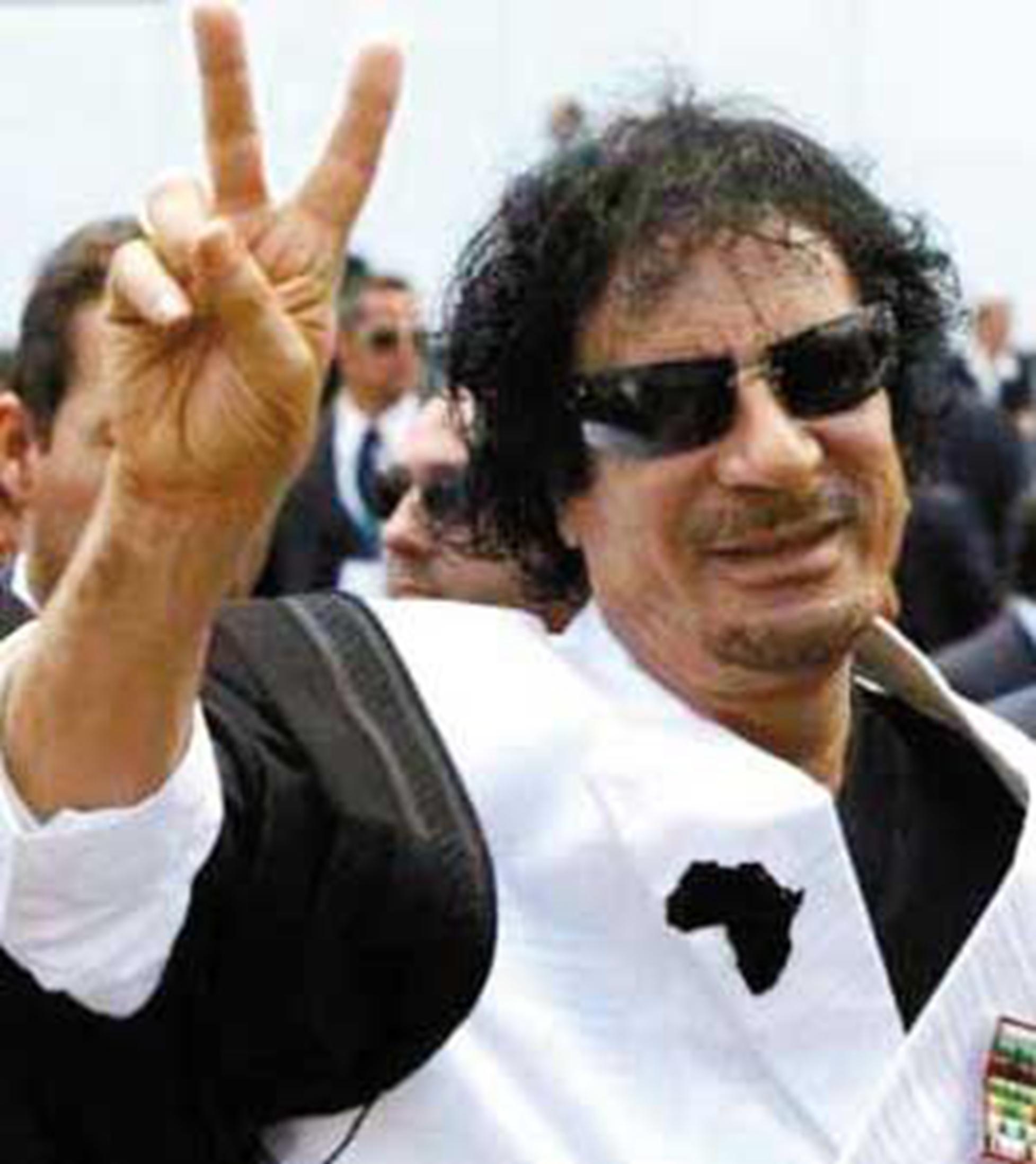 中东传奇政治家、军事家、政治理论家：卡扎菲