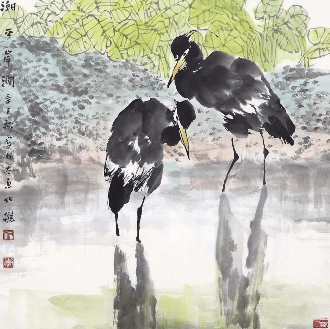 祝焘先生自幼年开始,便对国画与书法产生了极大兴趣,在老画家王式如