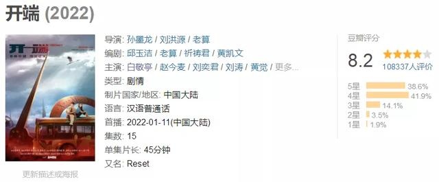 放出了8集,被10万人打出8.2分,又一部国产爆款诞生