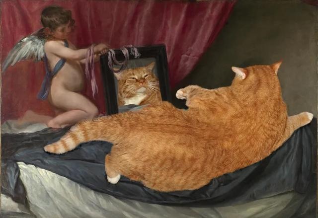 那只闯入世界名画的网红田园猫,回喵星了...