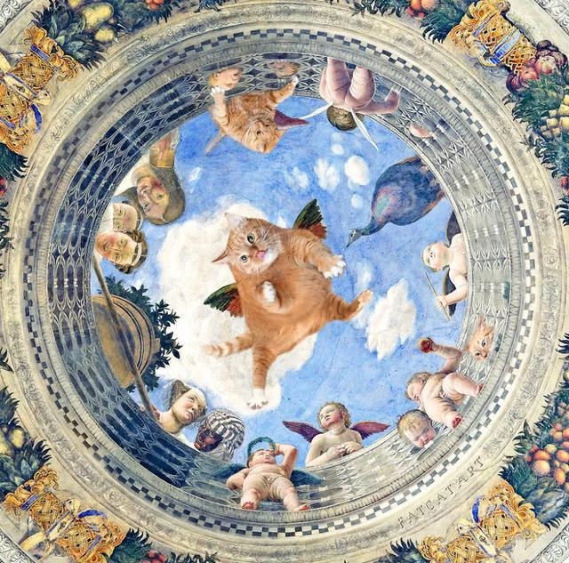 那只闯入世界名画的网红田园猫,回喵星了...