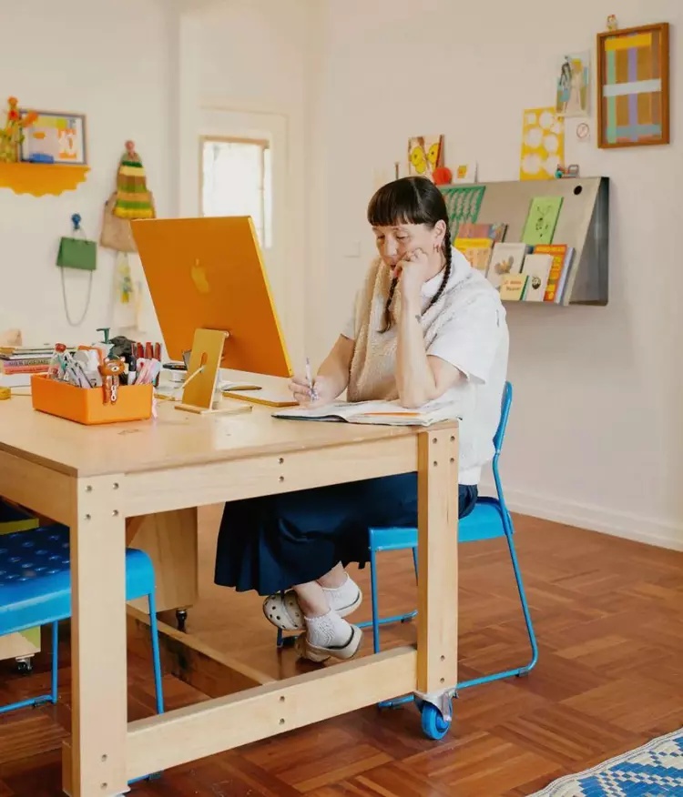 插画师的工作室都这么可爱吗?