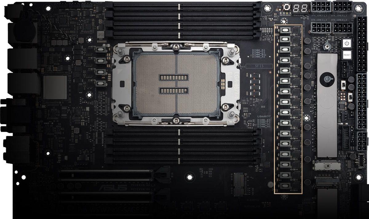 华硕推出两款全新的pro ws w790系列工作站主板